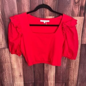 English factory fitted crop top
